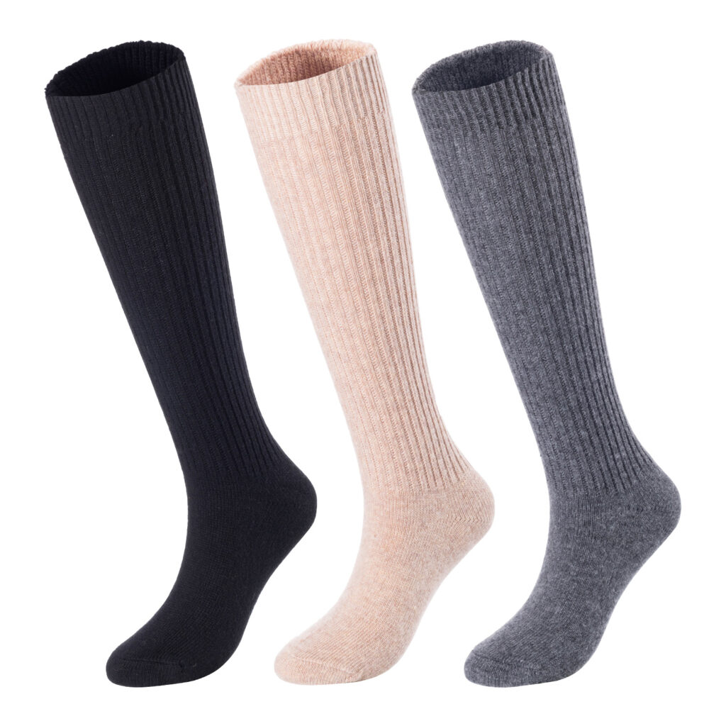 FS05 Women's 3-Pair Knee-High Wool Socks